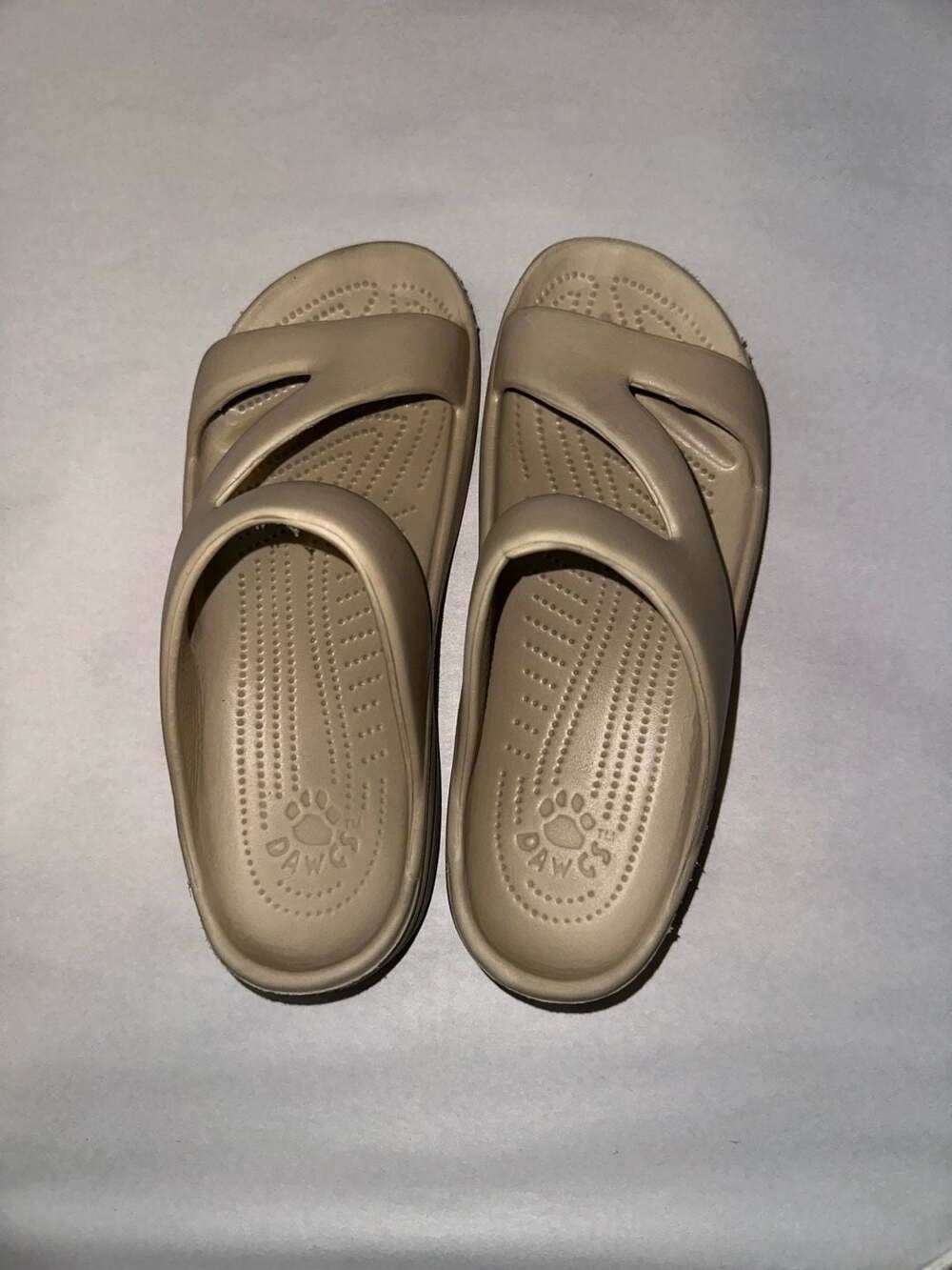 DAWGS Women's Z-Sandals Tan Slide Sandals